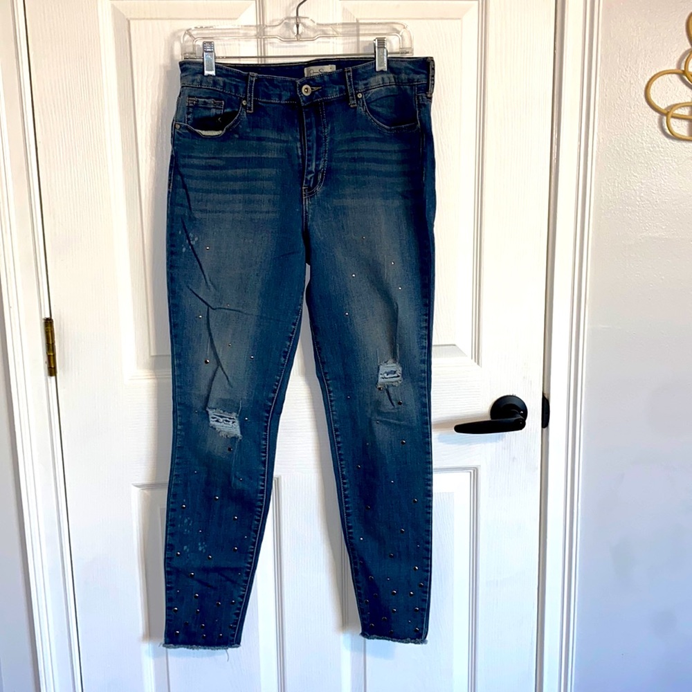 Jessica Simpson Curvy High Rise Skinny jeans, Size 12/31W, EUC no defects